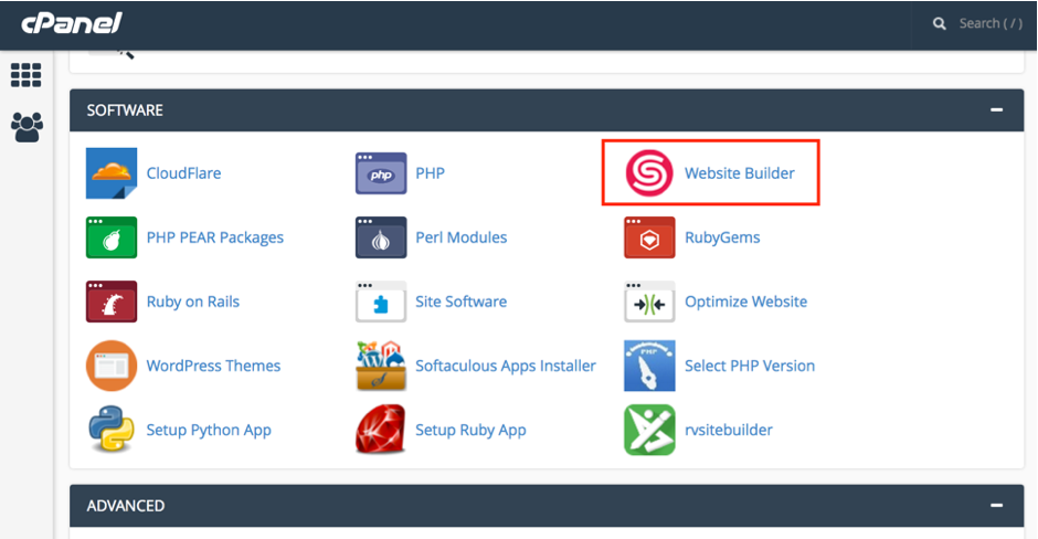 Cara Menambah Situs Baru di Website Builder
