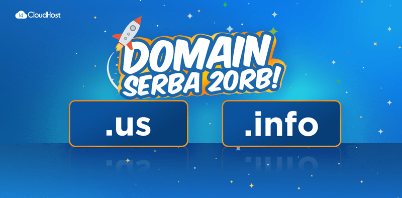 Promo Domain Serba Rp 20 Ribu | Promo Domain INFO | Promo Domain US