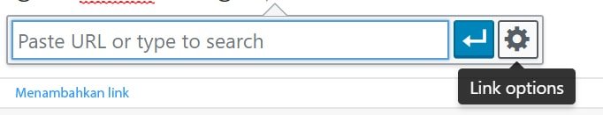 menambahkan link pada artikel wordpress
