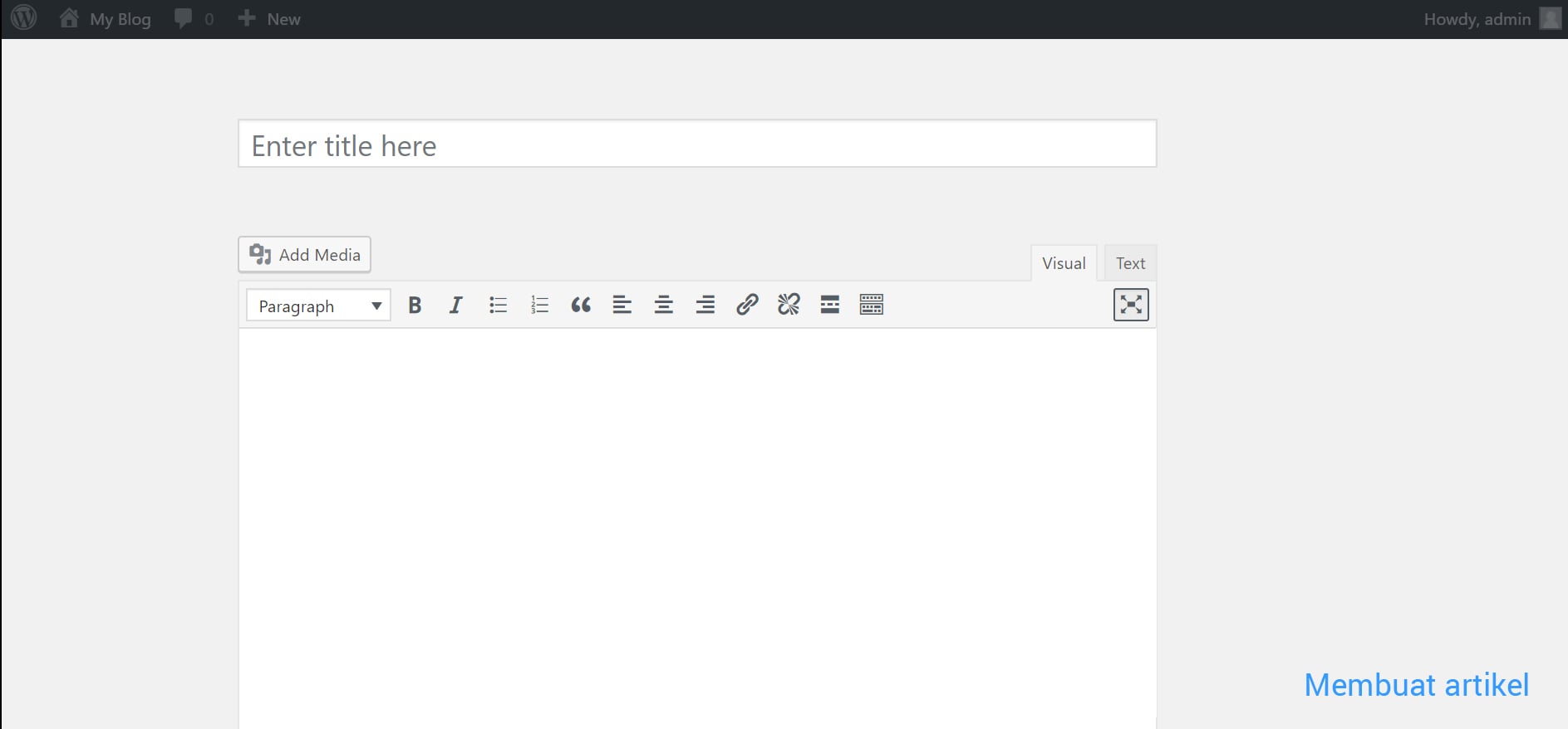 Mengelola Artikel pada WordPress