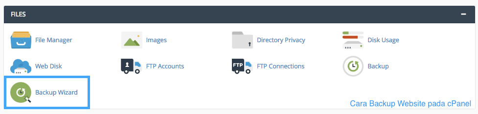 Cara Backup Website Melalui cPanel