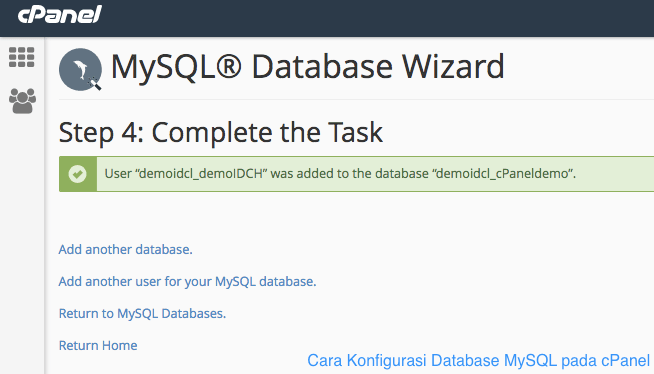 Cara Konfigurasi Database MySQL pada cPanel