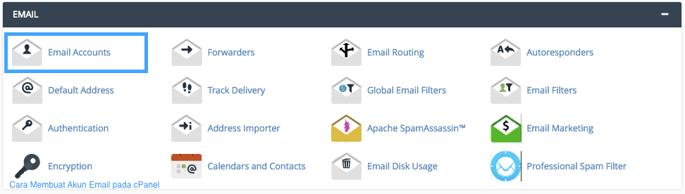 Cara Membuat Akun Email pada cPanel