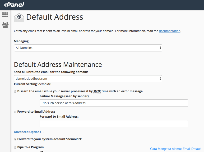 Cara Mengatur Alamat Email Default