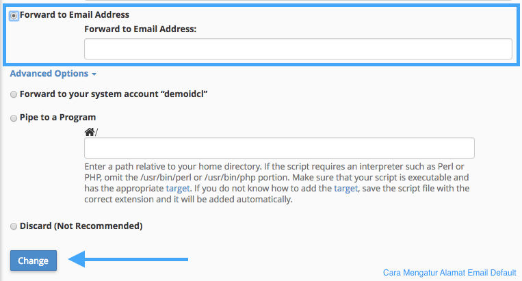 Cara Mengatur Alamat Email Default