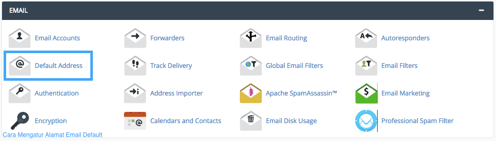 Cara Mengatur Alamat Email Default