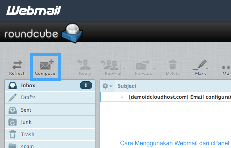 Cara Menggunakan Webmail dari cPanel