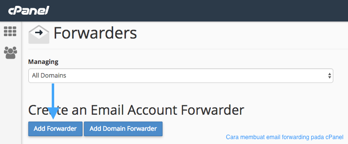 Cara Membuat Email Forwarding pada cPanel