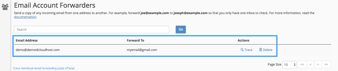 Cara Membuat Email Forwarding pada cPanel