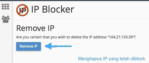 Cara Menggunakan IP Blocker pada cPanel