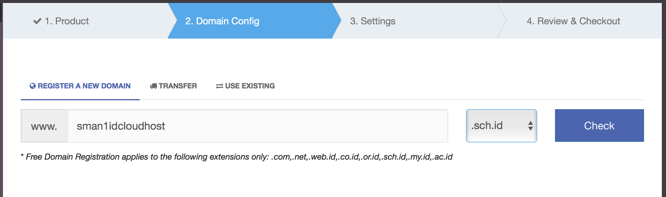 Cara Melakukan Order Layanan Program Ekabima (Domain & Hosting)