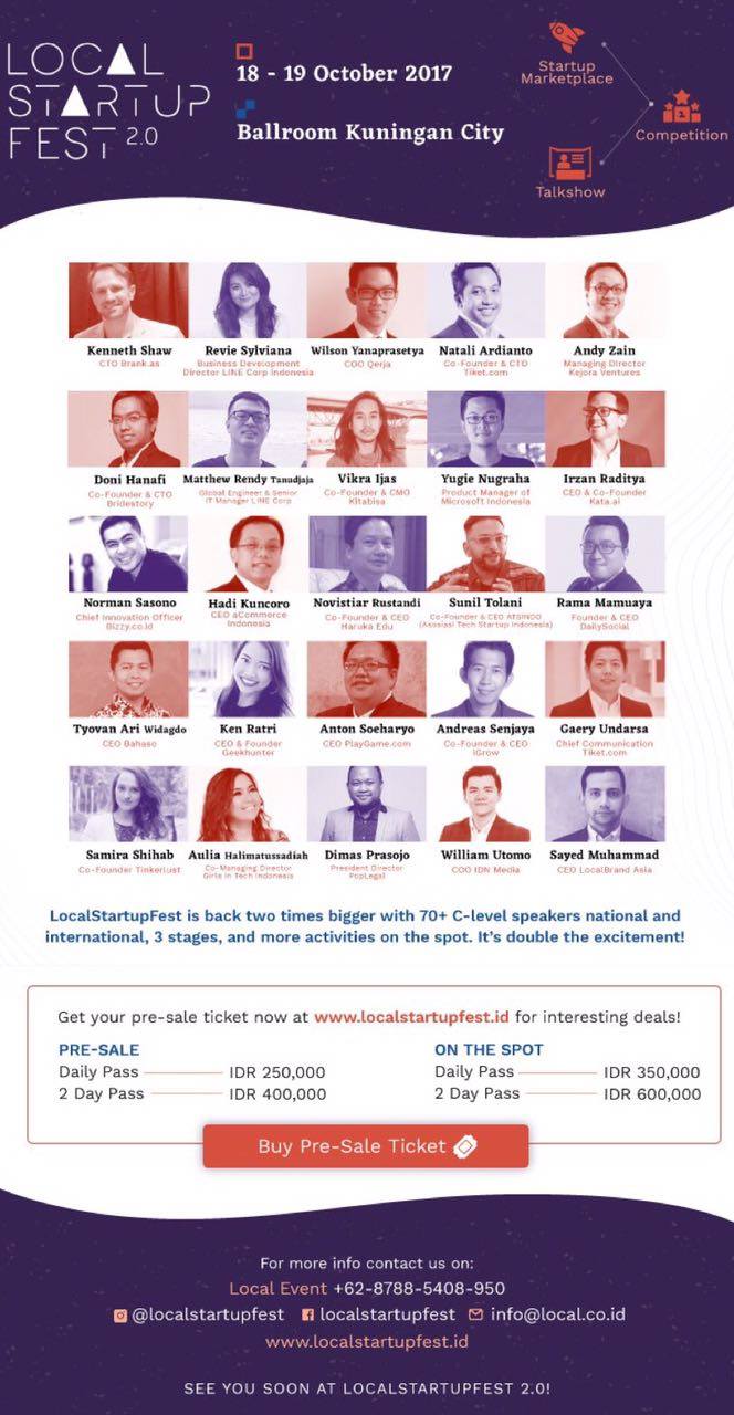 LocalStartupFest 2017 - Event Berkumpulnya Semua Startup Indonesia