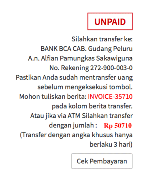 Prosedur Pendaftaran dan Pembayaran Beasiswa IDCloudHost 2018