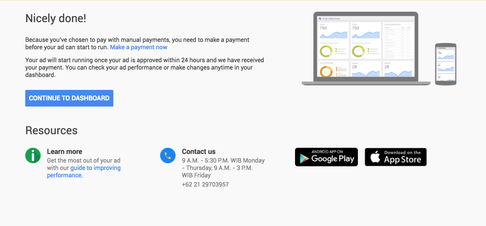 Cara Mendaftar Google Adwords Express via Googe My Business