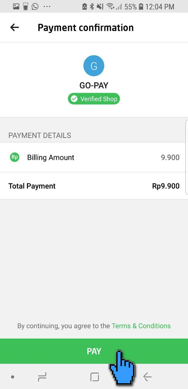 Pembayaran Layanan IDCloudHost via GOPAY