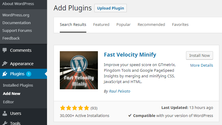 Tutorial Cara Minify WordPress Files