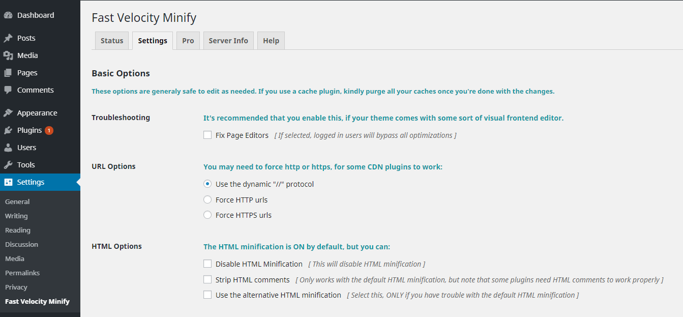 Tutorial Cara Minify WordPress Files