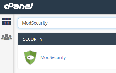 Cara Menggunakan ModSecurity di cPanel