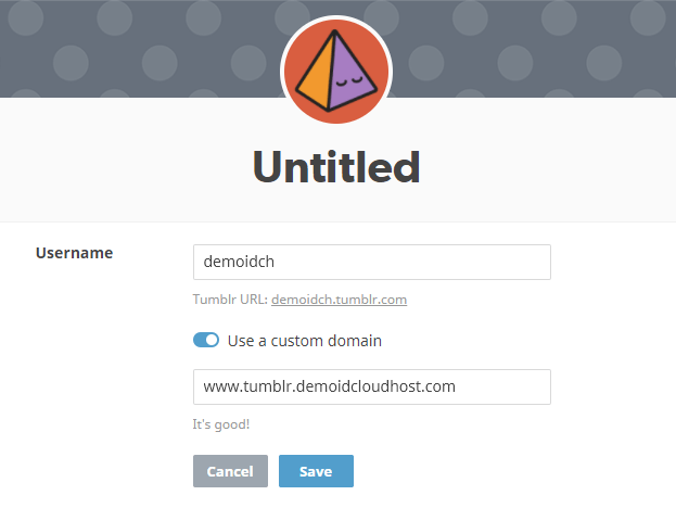Cara Menghubungkan Domain dengan Akun Tumblr