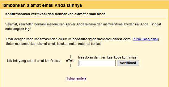 Tutorial Cara Konfigurasi Email Hosting pada Gmail