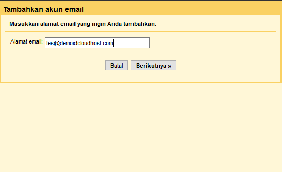Tutorial Cara Konfigurasi Email Hosting pada Gmail