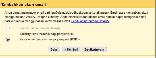 Tutorial Cara Konfigurasi Email Hosting pada Gmail