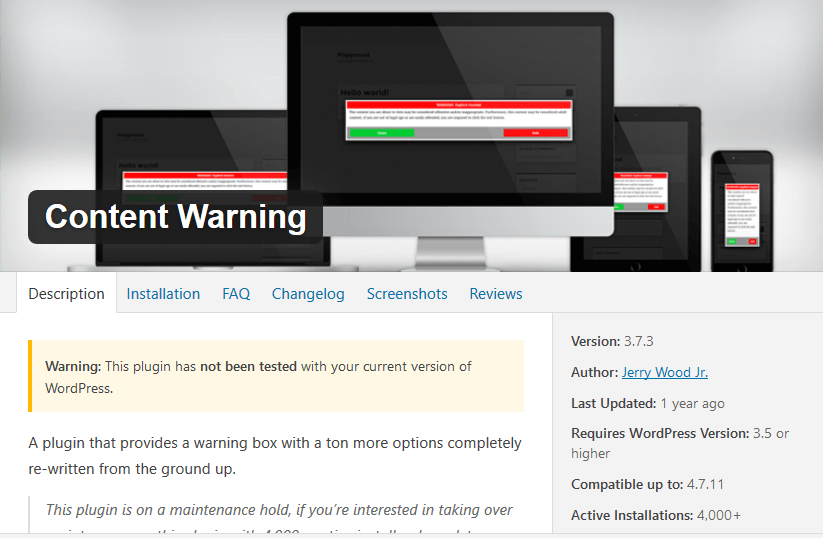 Cara Memasang Konten Peringatan Pada WordPress