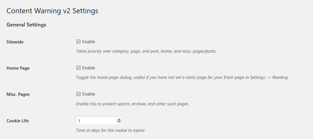 Cara Memasang Konten Peringatan Pada WordPress