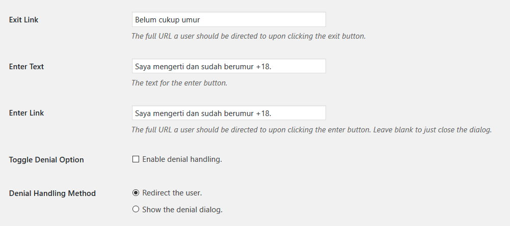 Cara Memasang Konten Peringatan Pada WordPress