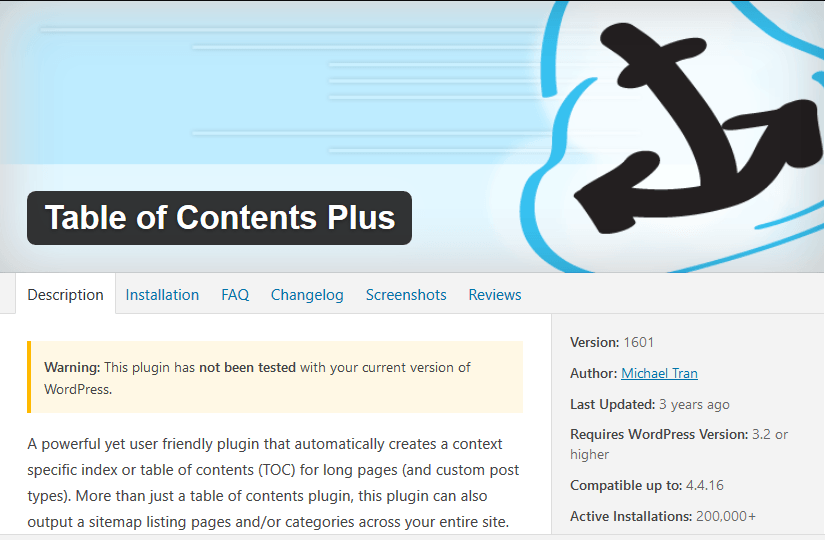 Cara Membuat Daftar Isi Blog di Setiap Konten pada WordPress