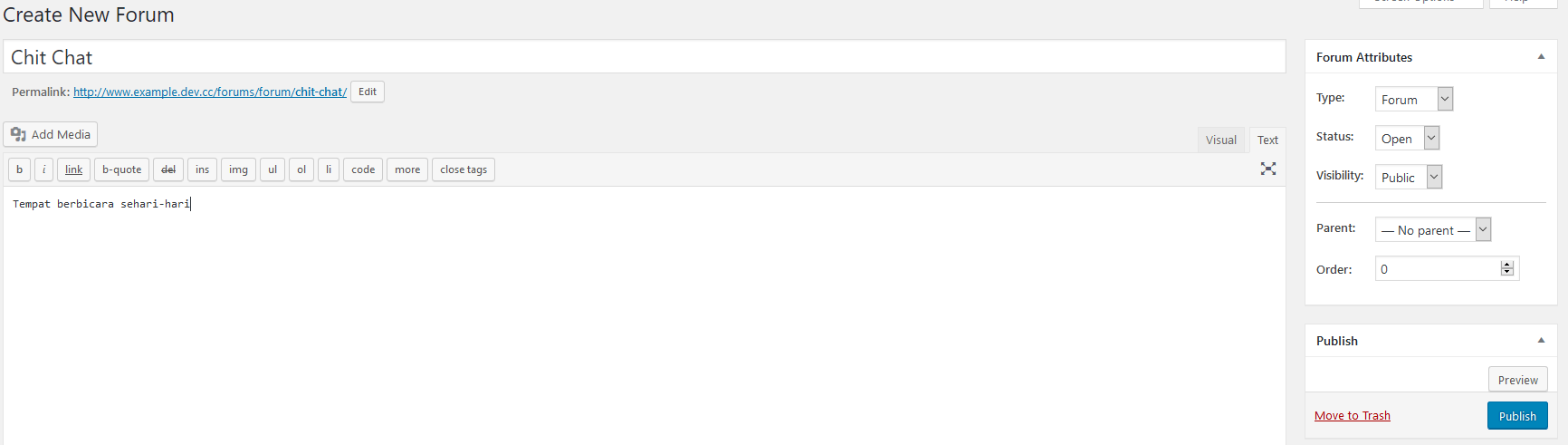 Cara Membuat Forum di WordPress