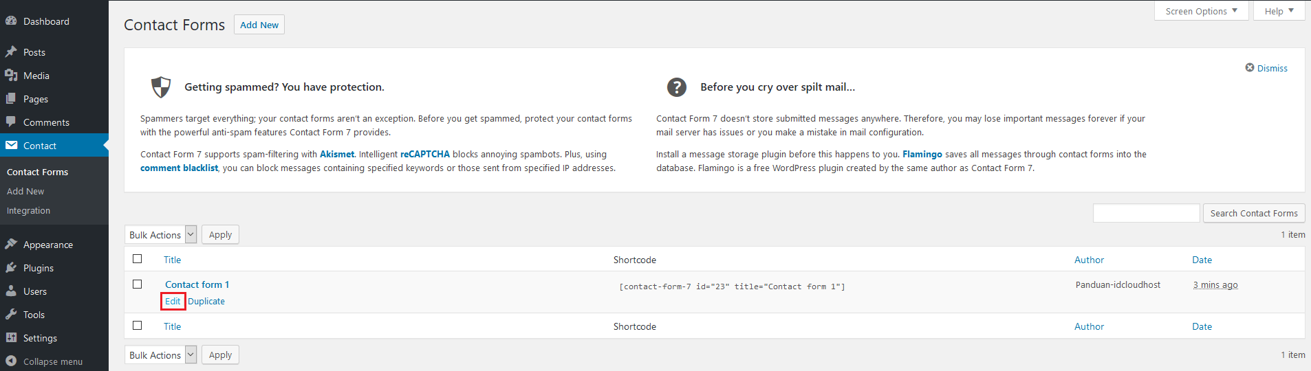 Cara Membuat Halaman Kontak di WordPress