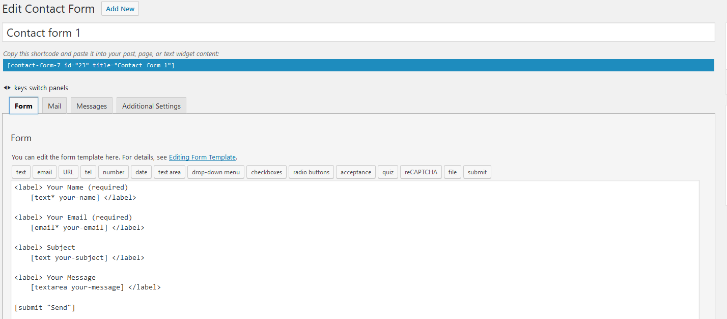 Cara Membuat Halaman Kontak di WordPress