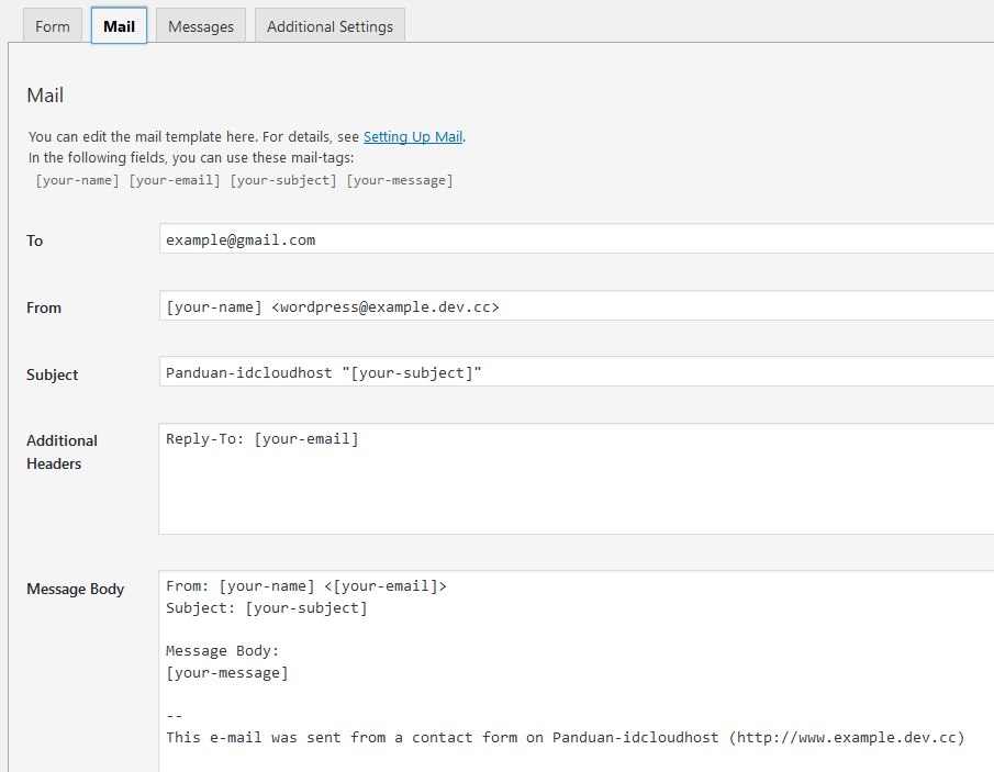 Cara Membuat Halaman Kontak di WordPress