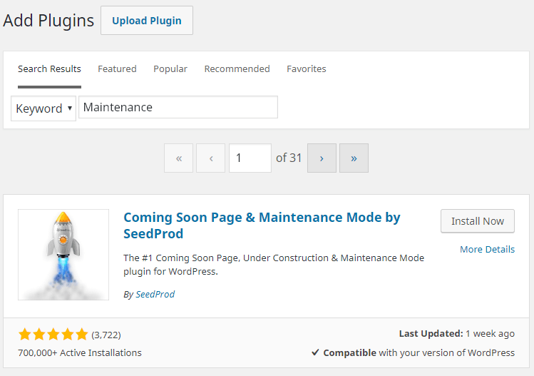 Cara Membuat Pesan Maintenance di WordPress