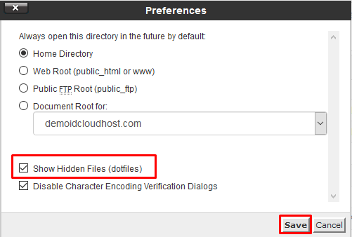 Cara Memunculkan File Hidden di File Manager Cpanel