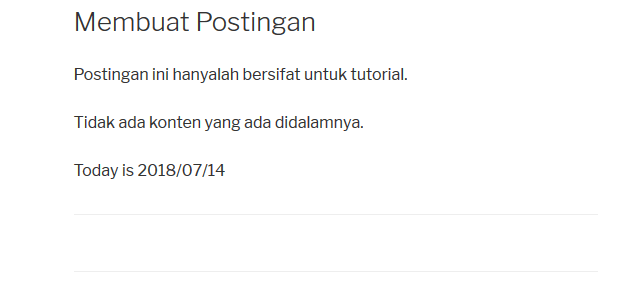 Cara Menambahkan Kode PHP Pada Postingan atau Halaman WordPress