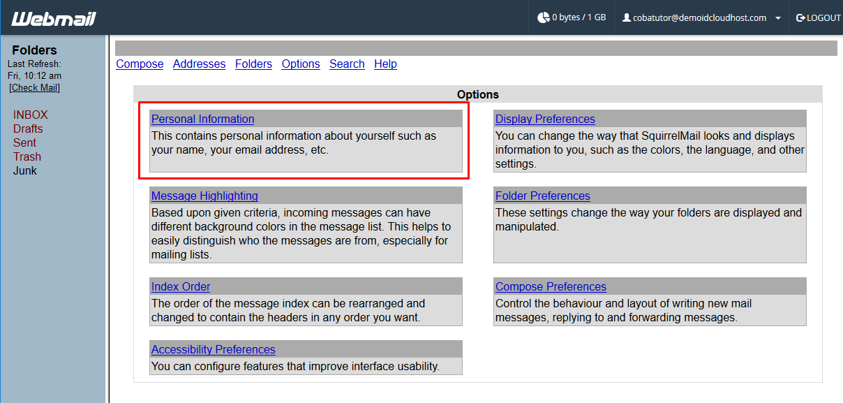 Cara Mengubah Timezone Webmail pada Cpanel