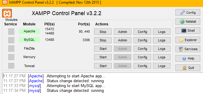 Cara Menjalankan Apache MySQL dengan Menggunakan XAMPP