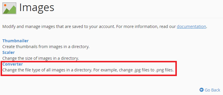Cara Merubah Format Gambar di cPanel