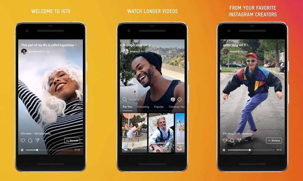 Mengenal Apa itu Fitur IGTV / Instagram TV : Fitur Terbaru Instagram