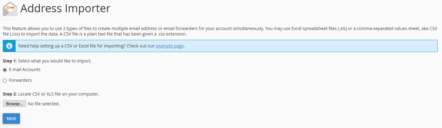Mengenal Fitur Address Importer di cPanel