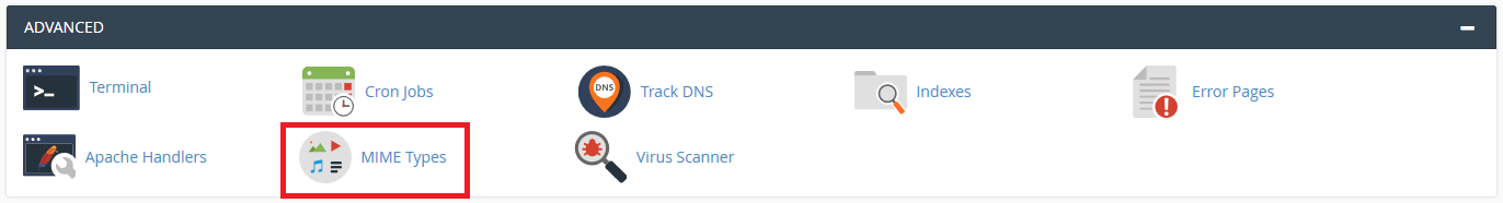 Mengenal MIME Types di cPanel