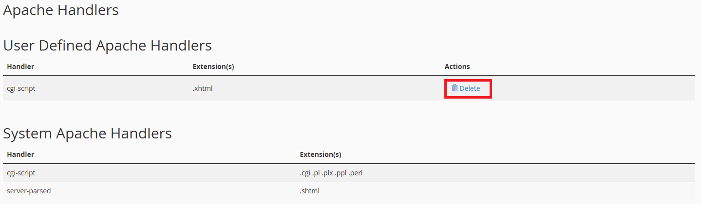 Mengenal Apache Handler di cPanel