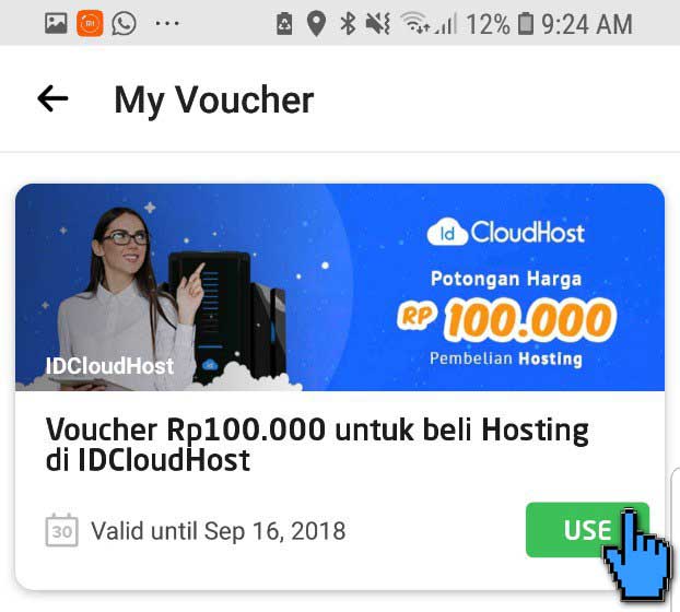 Cara Menggunakan Promo GO-POINTS di IDCloudHost