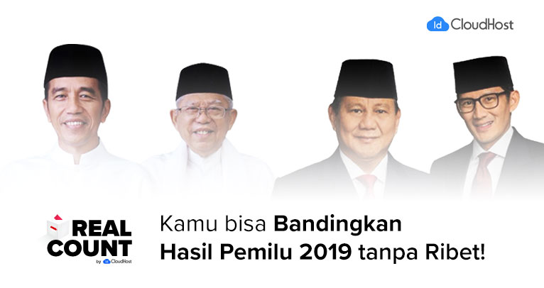 Realcount.id: Mudah Bandingkan Hasil Pemilu 2019