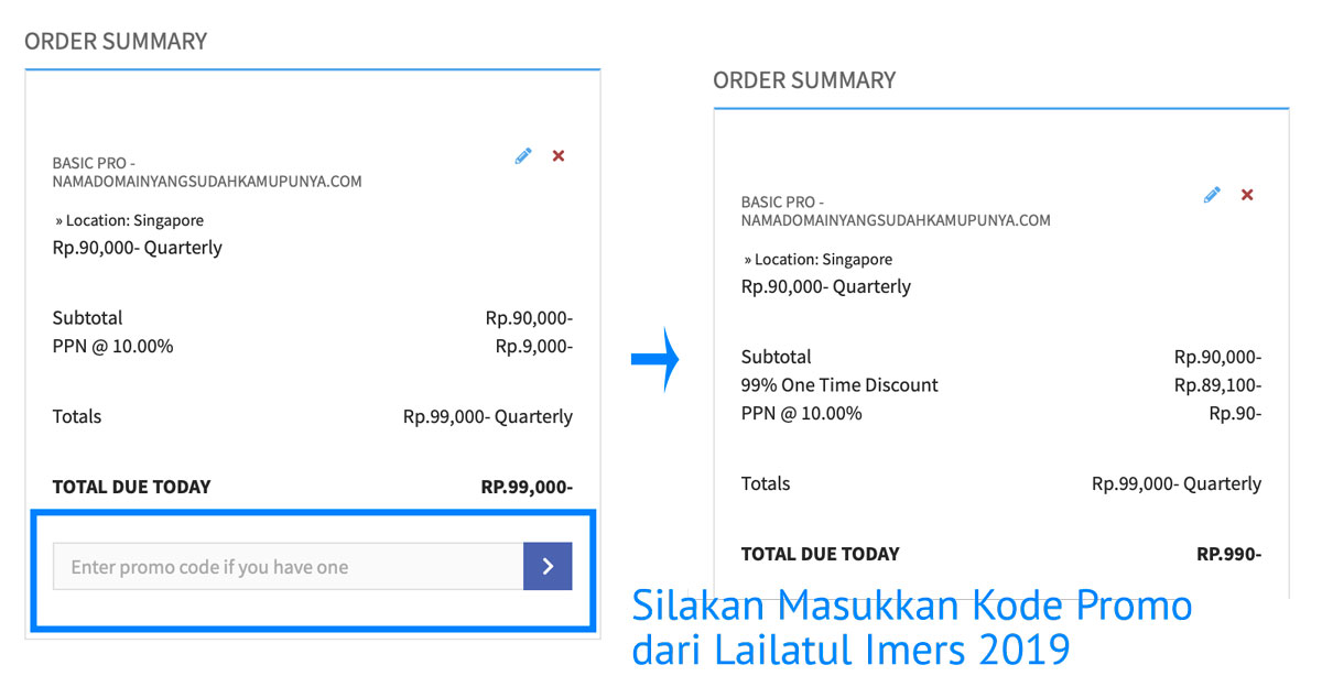 Cara Klaim atau Order Hosting Program Lailatul Imers 2019 di IDcloudHost