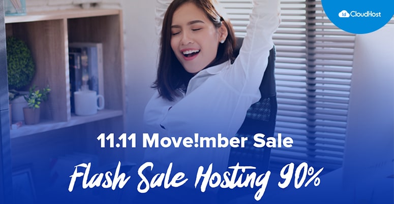 Gebyar 11.11 Move!mber FlashSale Hosting  90%