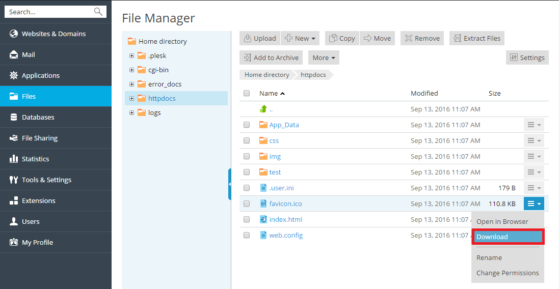 Cara Mengupload File ke Plesk Hosting melalui File Manager