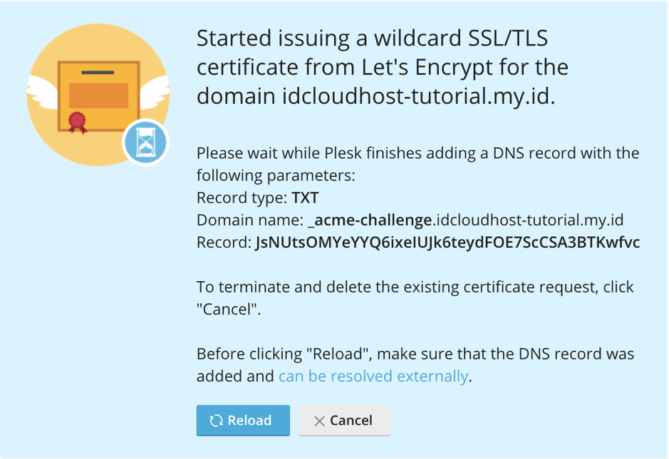 Install Certificate SSL (Lets Encrypt) di Plesk Hosting IDCloudHost